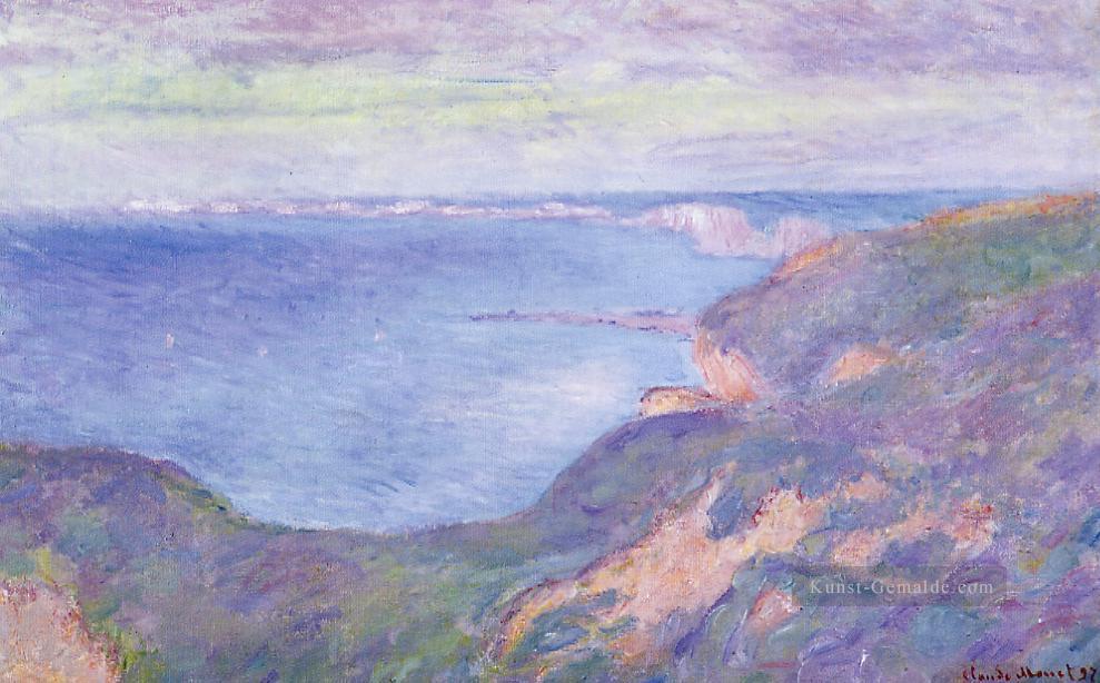 Die Klippe in der Nähe von Dieppe Claude Monet Ölgemälde